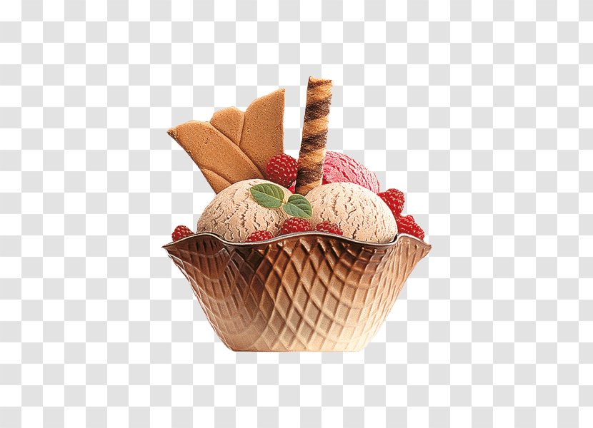 Ice Cream Cones Waffle Sundae - Biscuits - Dessert Transparent PNG