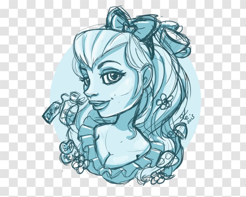 Mammal Line Art Sketch - Cartoon - Mermaid Tattoo Transparent PNG