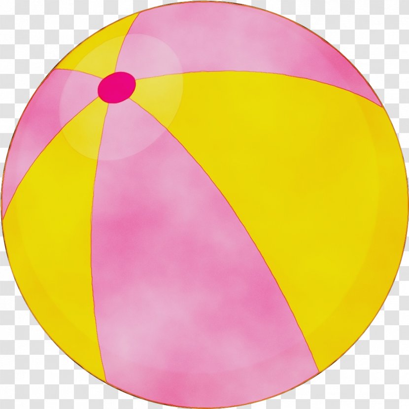 Watercolor Cartoon - Yellow - Magenta Pink Transparent PNG