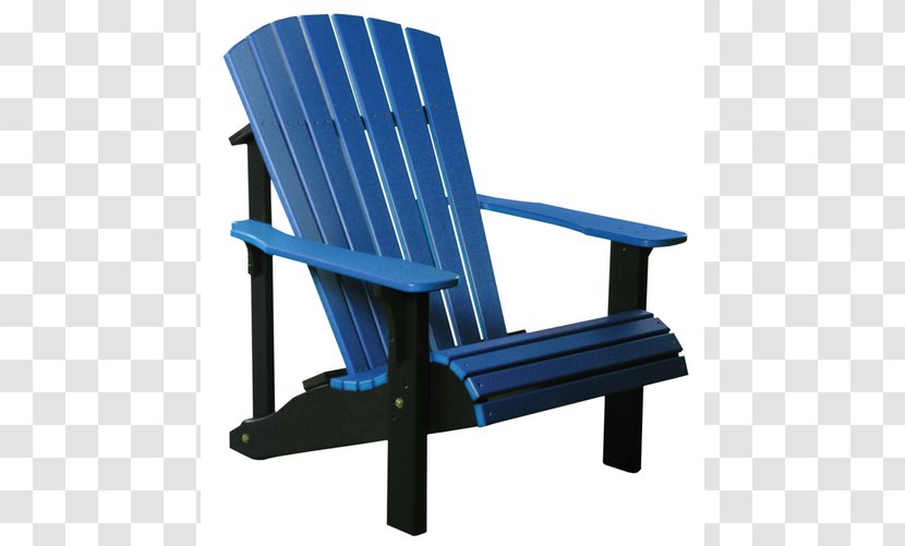 Adirondack Mountains Chair Plastic Lumber Deckchair - Cushion Transparent PNG