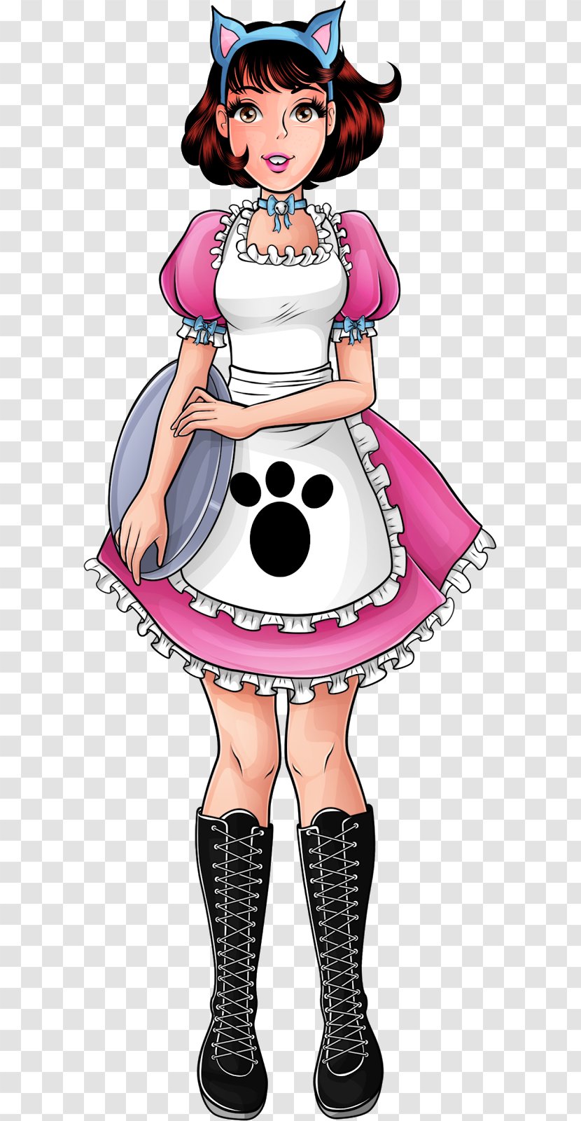 Maggy Monica Teen Monica's Gang Pin - Cartoon - Watercolor Transparent PNG