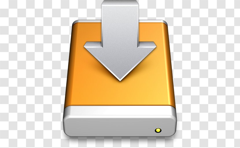 USB Flash Drives MacOS Mac OS X Lion - Orange - Installation Transparent PNG