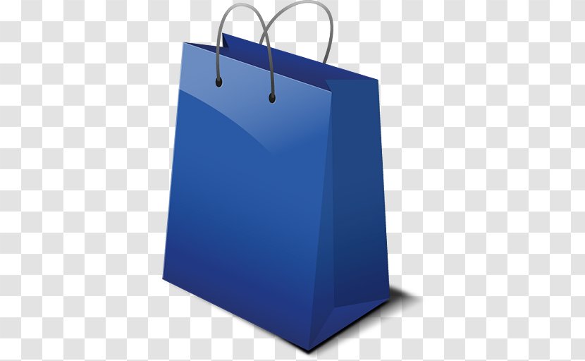 Shopping Bags & Trolleys - Electric Blue - Icon Download Transparent PNG