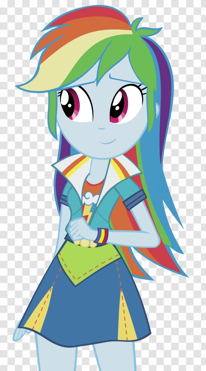 Rainbow Dash Pinkie Pie Rarity Twilight Sparkle Pony - Watercolor - Dress Vector Transparent PNG