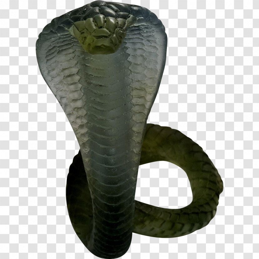 Snake Cobra Sculpture Art Glass - Scaled Reptile - Gucci Transparent PNG