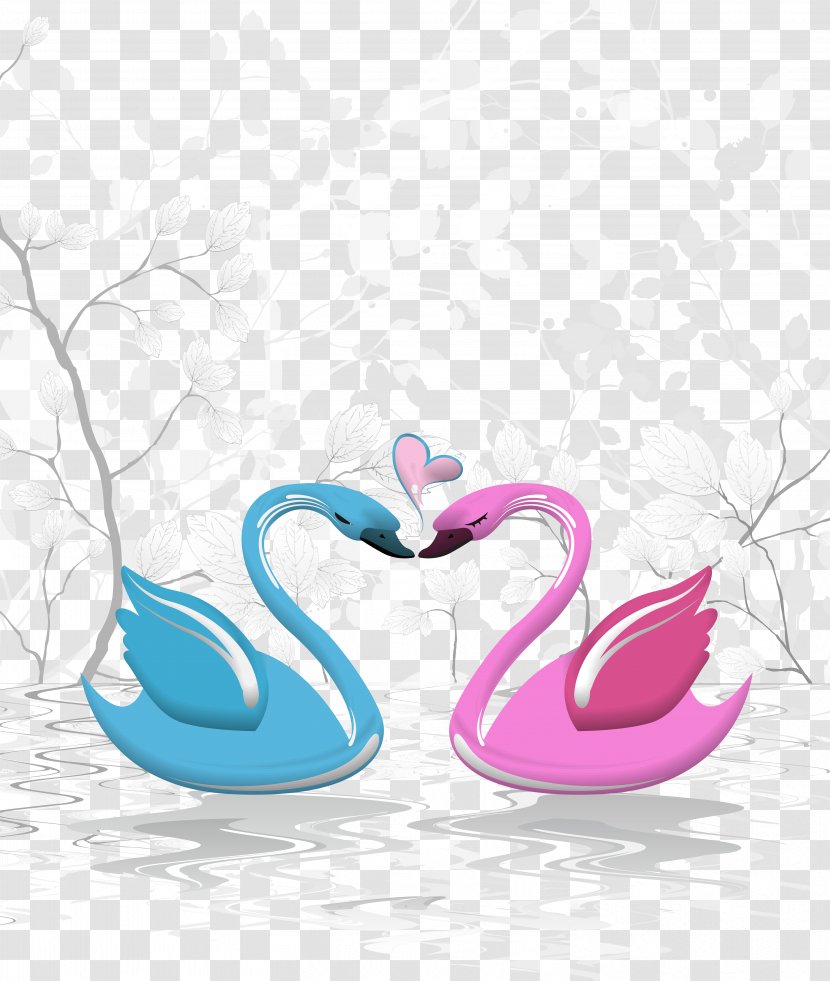 Cygnini Paper - Bird - Swan Transparent PNG