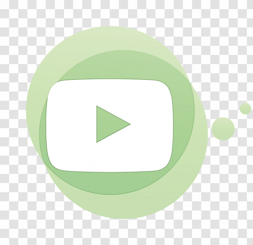 Youtube Logo Icon Watercolor Paint Wet Ink Transparent PNG