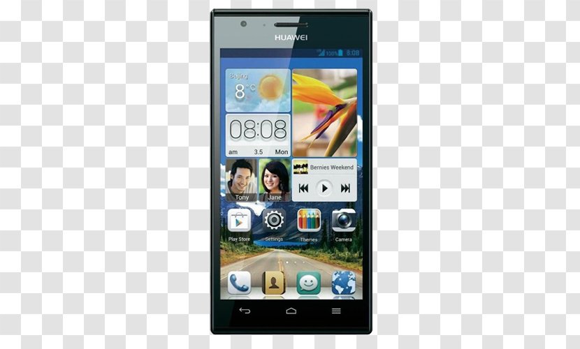 Huawei Ascend G700 P2 Mate - Feature Phone - Mobile Terminal Transparent PNG