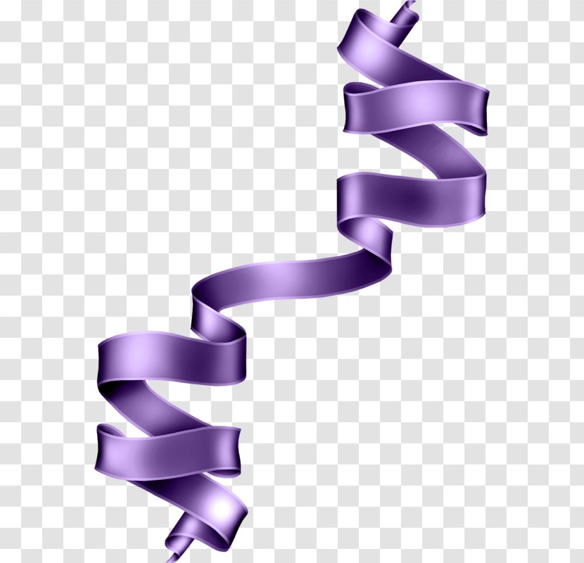 Ribbon Clip Art - Purple Silk Belt Transparent PNG