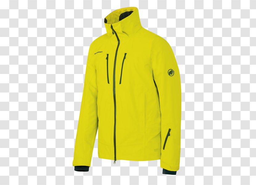 Shell Jacket Polar Fleece Waistcoat Outerwear - Yellow Transparent PNG