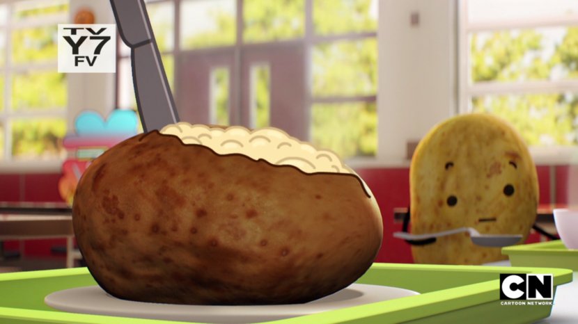 Darwin Watterson Anais Granny Jojo Cartoon Network Arabic - Teen Titans Go - Potato Transparent PNG