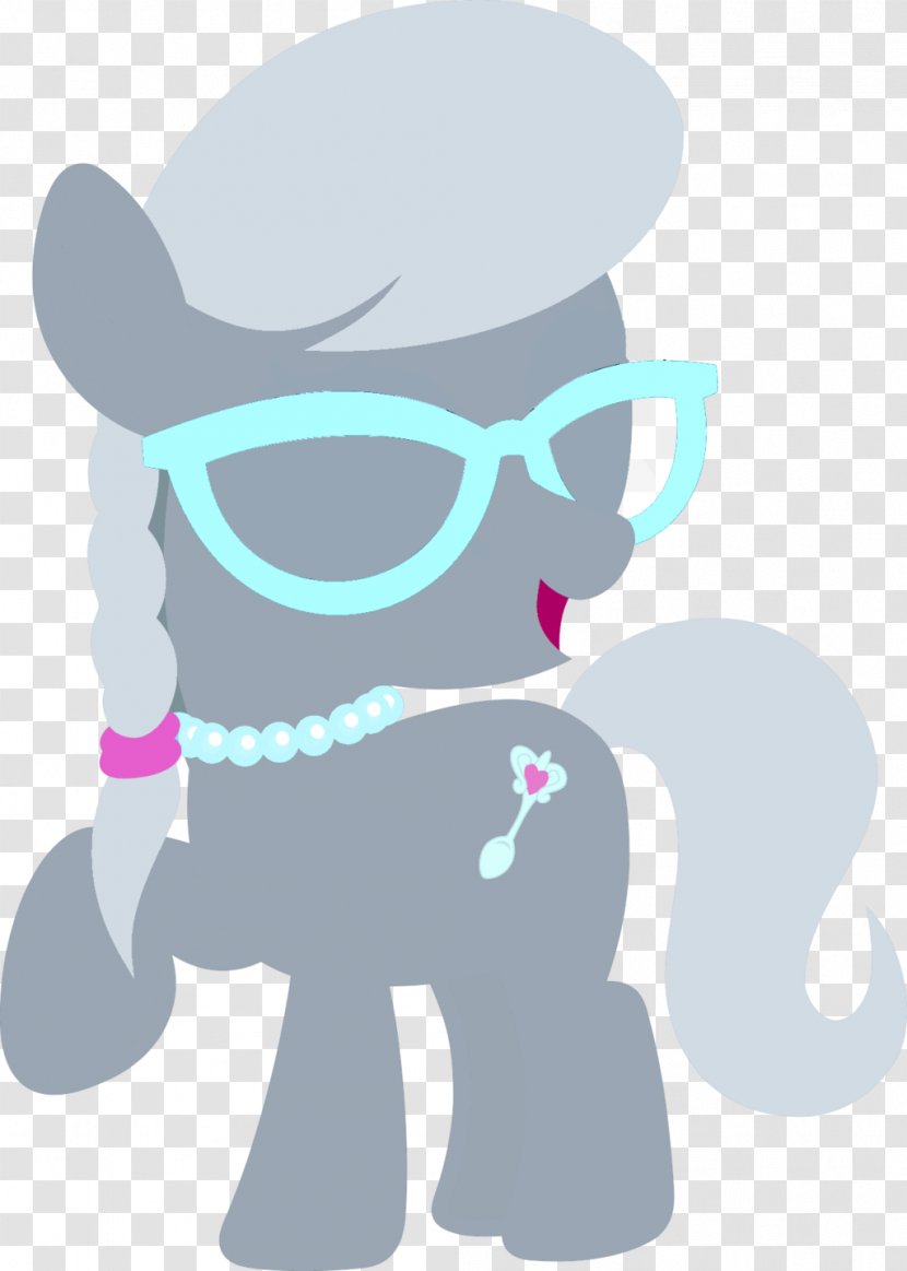 Pony Pinkie Pie Applejack Scootaloo Apple Bloom - Silhouette - Silver Transparent PNG