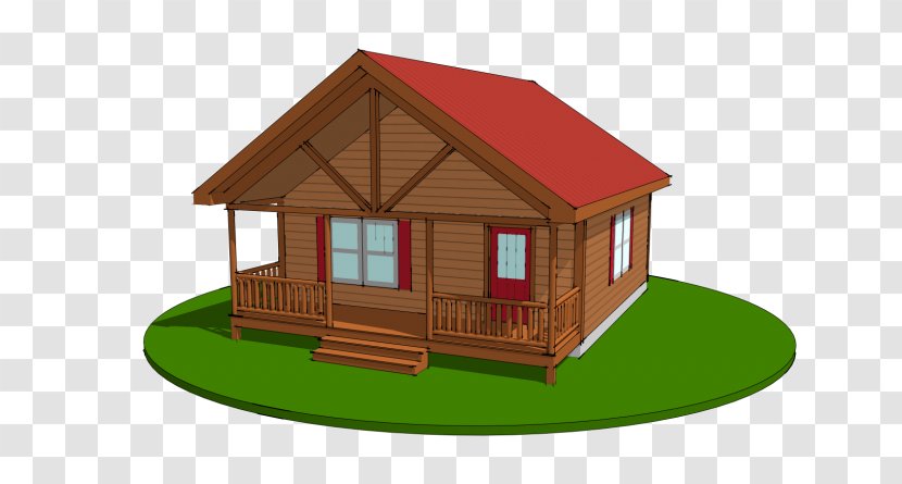 Log Cabin House Plan Cottage Chalet - Home - Prefab Cabins Transparent PNG