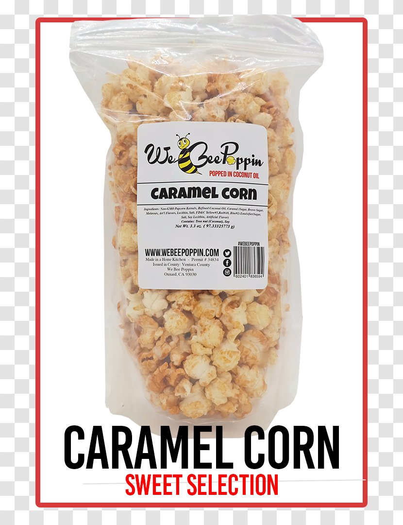 Popcorn Kettle Corn Food Breakfast Cereal Muesli Transparent PNG