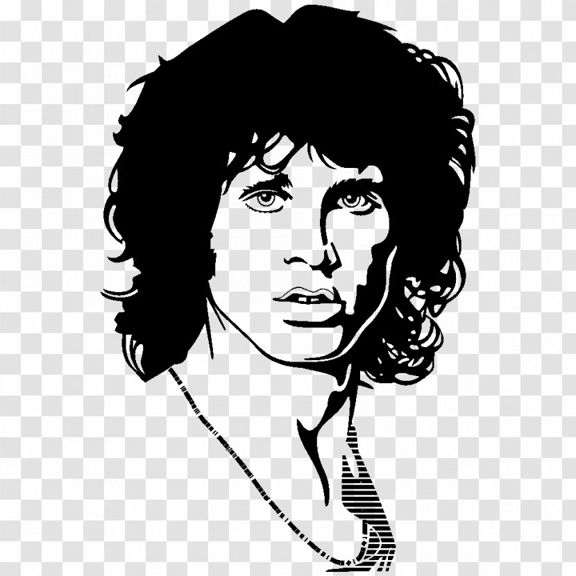 Jim Morrison Musician - Cartoon Transparent PNG