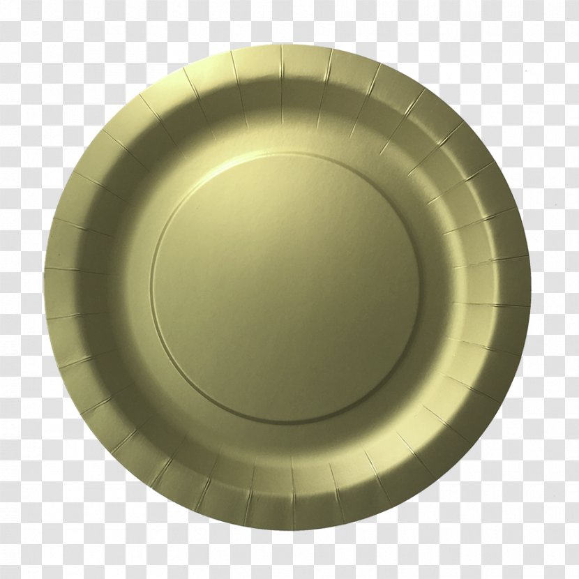 Plate Paper Plastic Tablecloth - Gold Transparent PNG