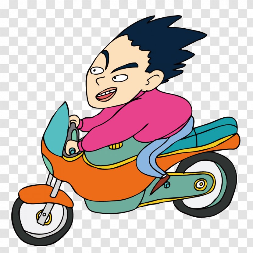 Car Motorcycle Drawing Illustration - Bicycle - Boot Boy Transparent PNG