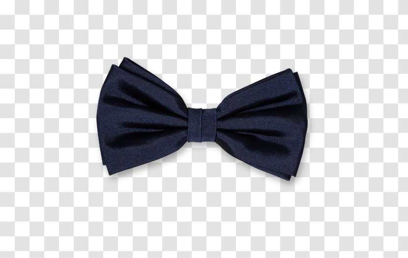 Bow Tie Satin Necktie Silk Knot - Blue Transparent PNG