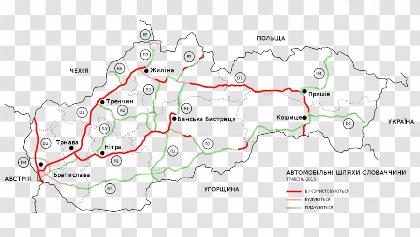 Slovakia Expressway S1 Slovak Republic Road Controlled-access Highway - Area Transparent PNG
