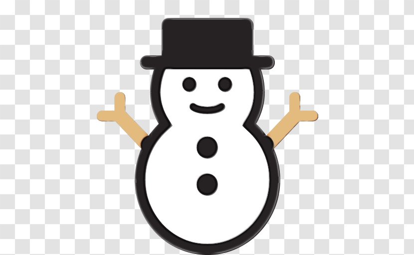 Snowman - Paint - Cartoon Transparent PNG