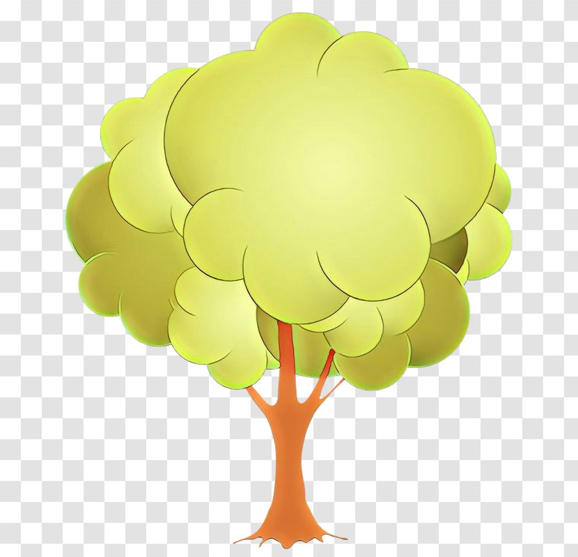 Tree Clip Art Illustration Image - Pine - Yellow Transparent PNG