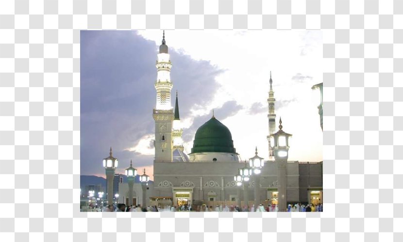 Al-Masjid An-Nabawi Great Mosque Of Mecca Dawah Green Dome - Masjid Nabvi Transparent PNG