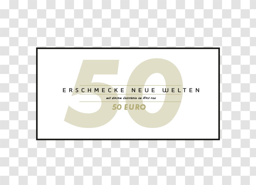 Brand Logo Font Product Design Rectangle - 50 Euro Transparent PNG