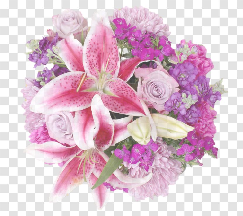 Flower Bouquet Pink Cut Flowers Plant - Floristry Petal Transparent PNG