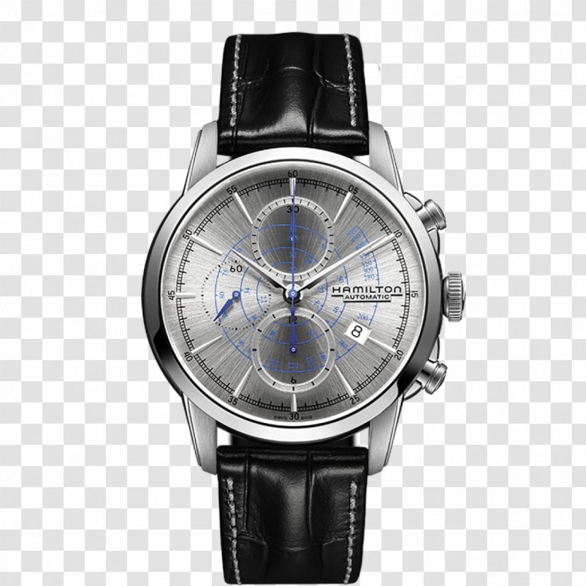 Hamilton Watch Company Chronograph Chronometer Automatic - Accessory - Men's Transparent PNG