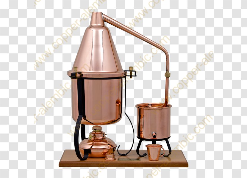 Distillation Copper Alembic Alcool Alcohol - Plate Transparent PNG