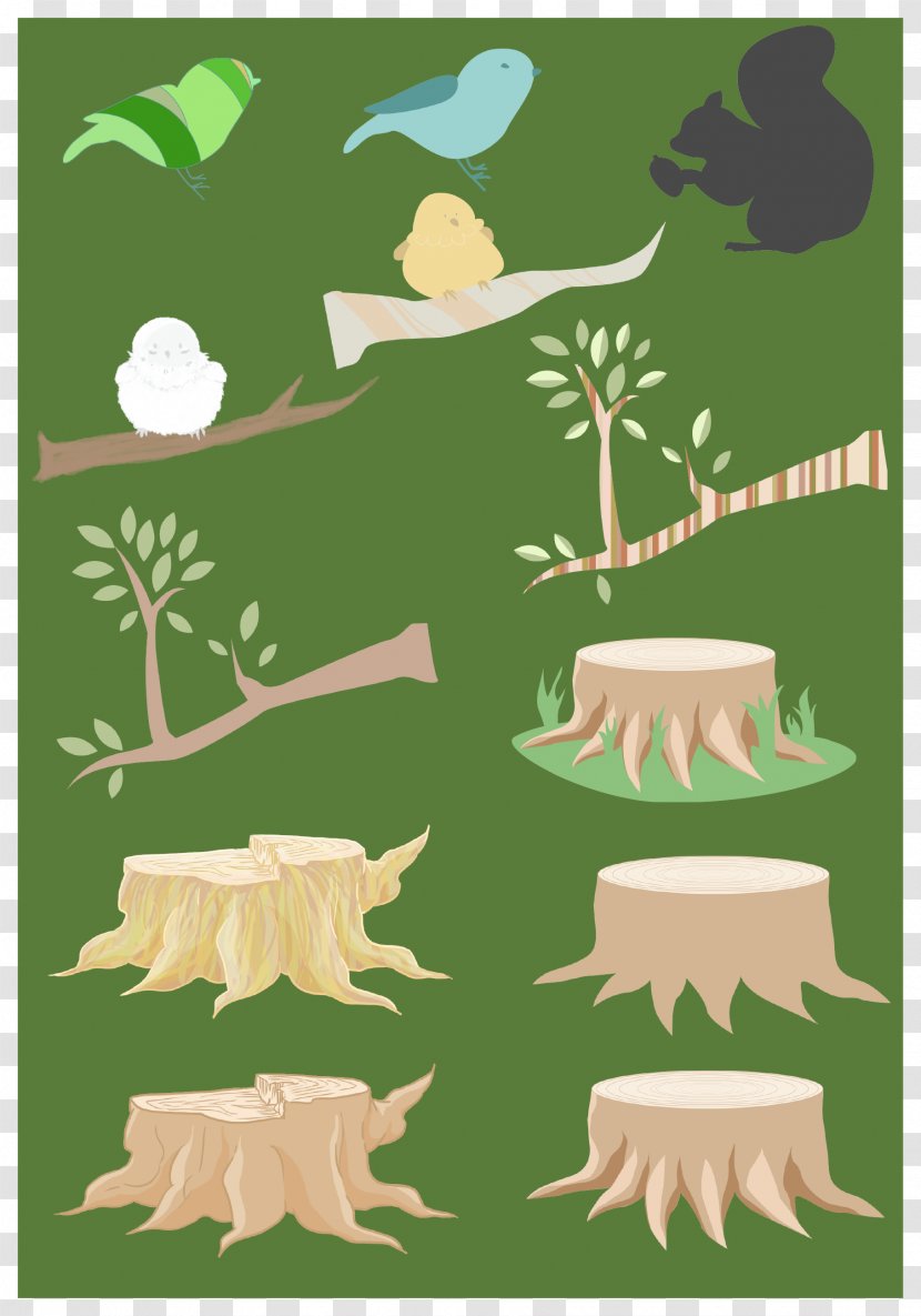Green Animal Branching Clip Art - Grass - Forest Day Transparent PNG