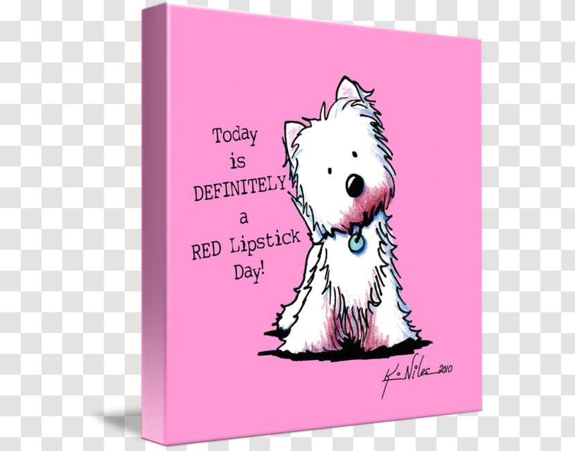 West Highland White Terrier Dog Breed Puppy Canvas Print - Cartoon Transparent PNG