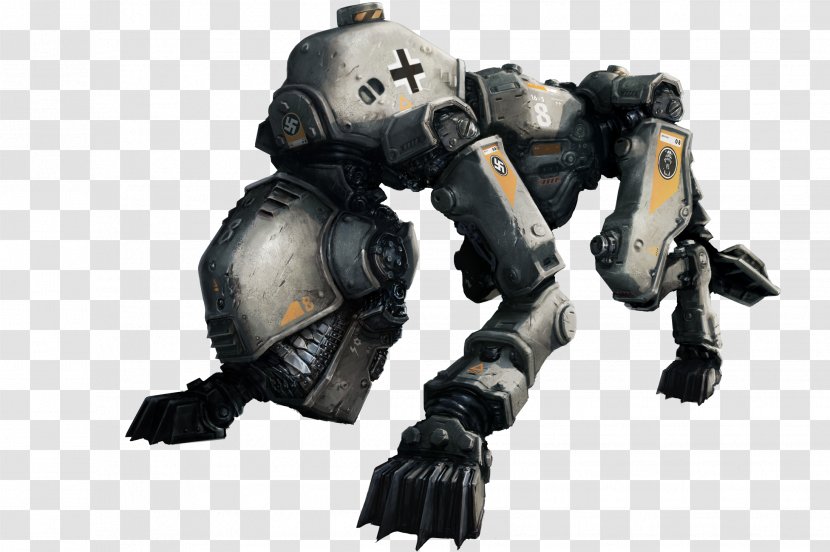Wolfenstein: The New Order DOOM PlayStation 3 4 - Robot - Colossus Transparent PNG
