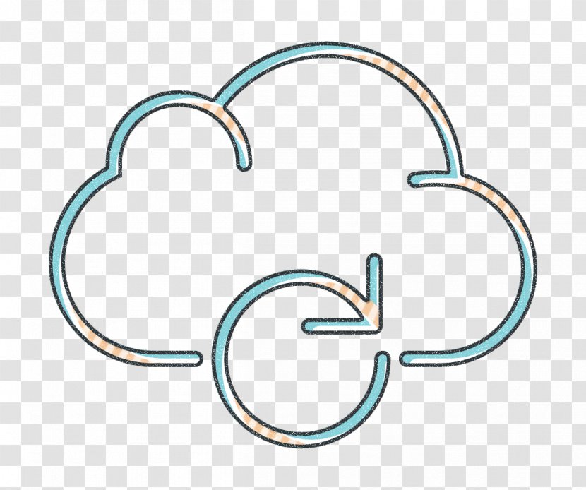 Cloud Computing Icon Sync Essential Set Transparent PNG