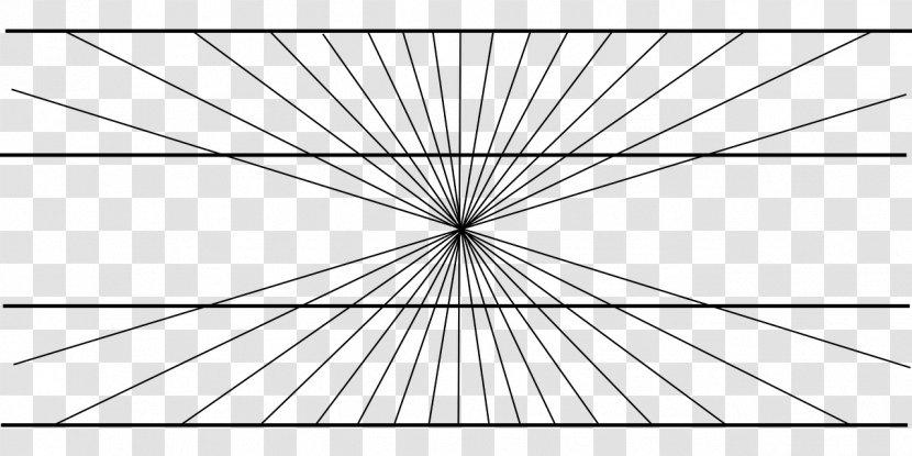 Optical Illusion Line Curvature - Diagram Transparent PNG