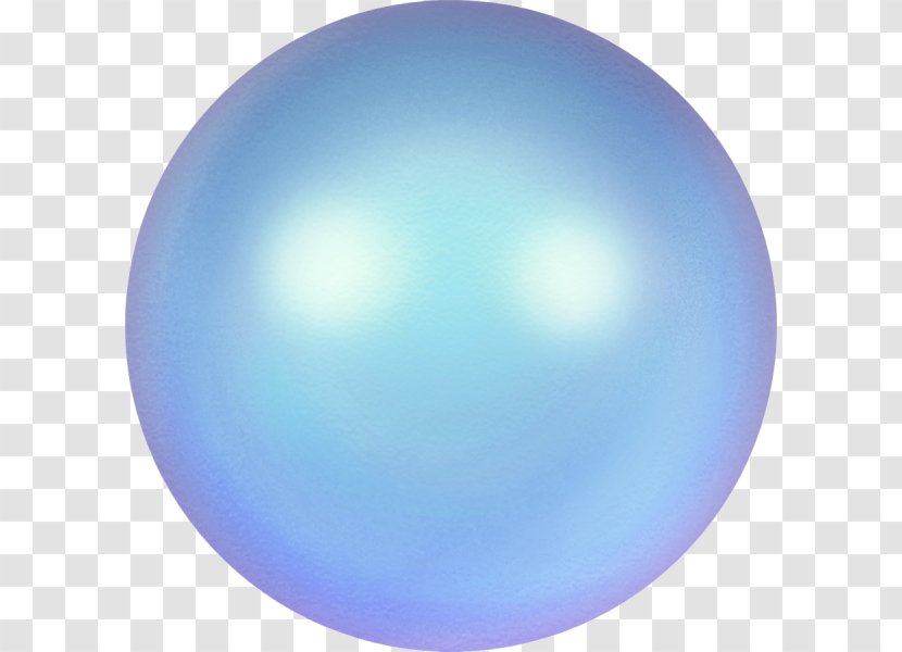 Blue Cabochon Pearl Swarovski AG Crystal - Iridescence Transparent PNG