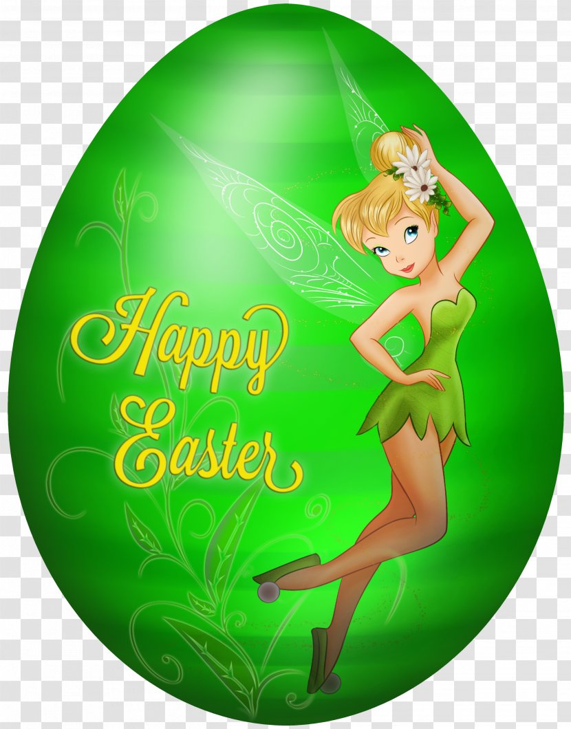 Tinker Bell Disney Fairies Red Easter Egg - Grass - Kids Tinkerbell Clip Art Image Transparent PNG
