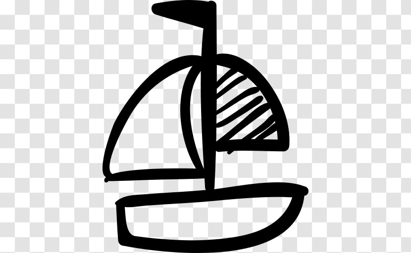 Sailboat Vector Graphics Drawing - Seamanship - Boat Outline Transparent PNG