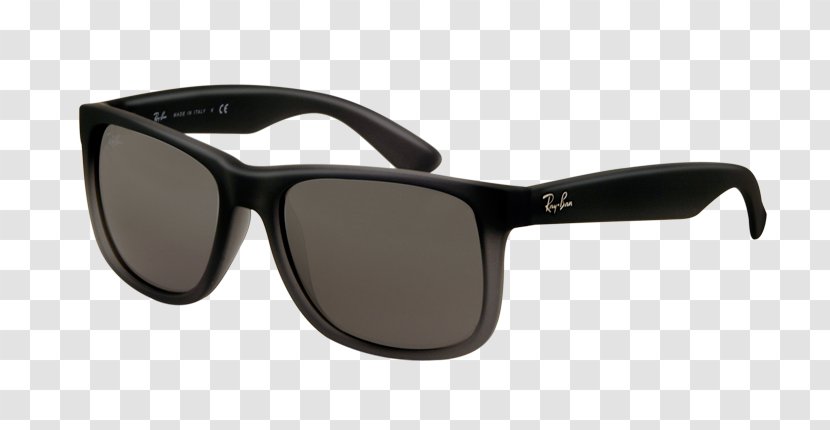 Ray-Ban Justin Classic Sunglasses Color Mix Wayfarer - White - Maui Jim Transparent PNG