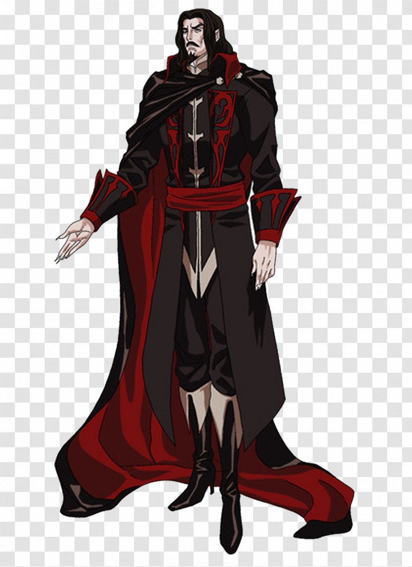 Alucard Costume - Vampire - Design Outerwear Transparent PNG