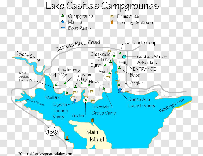 Lake Casitas Cachuma Castaic State Recreation Area Deam - Border - Campsite Transparent PNG