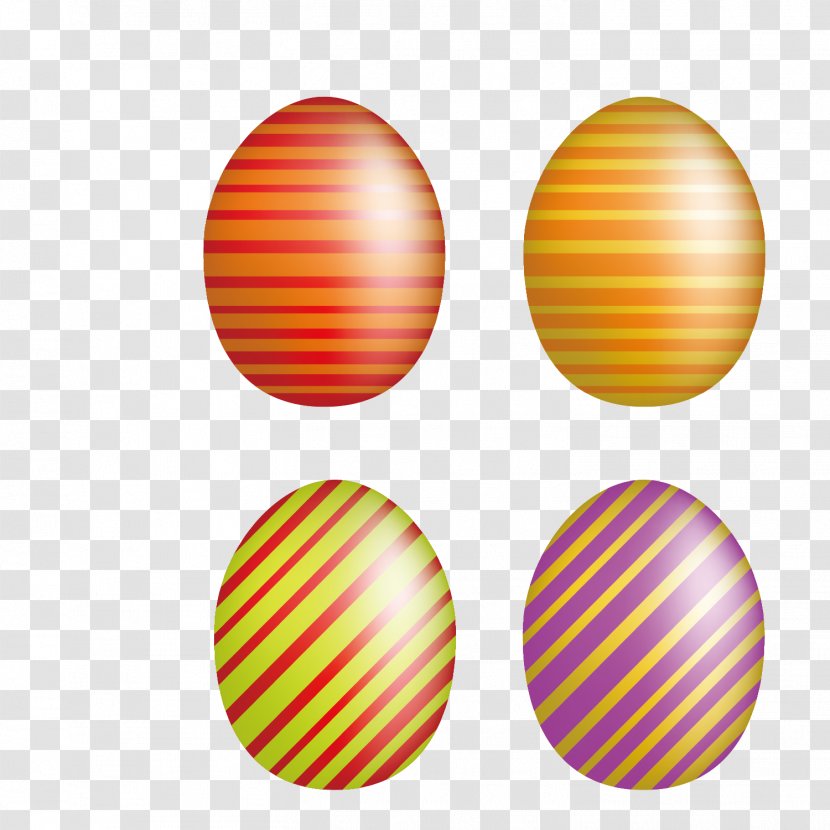 Easter Bunny Egg Euclidean Vector - Chicken - Color Transparent PNG