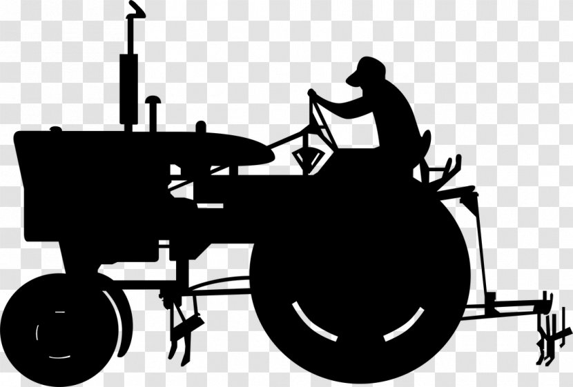 John Deere Tractor Agriculture Black And White Clip Art - Drum - Peach Vector Transparent PNG