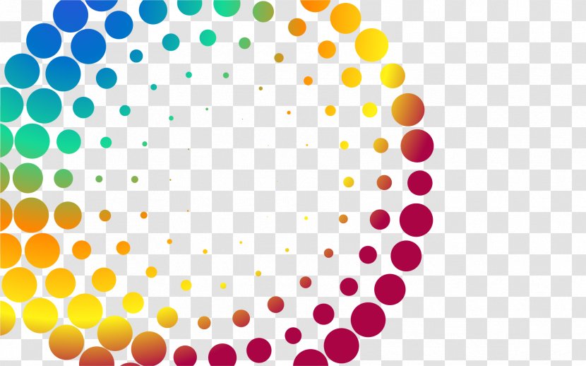 Circle Point Chemical Element Periodic Table Polka Dot - Pattern - Hand Painted Colorful Dots Transparent PNG