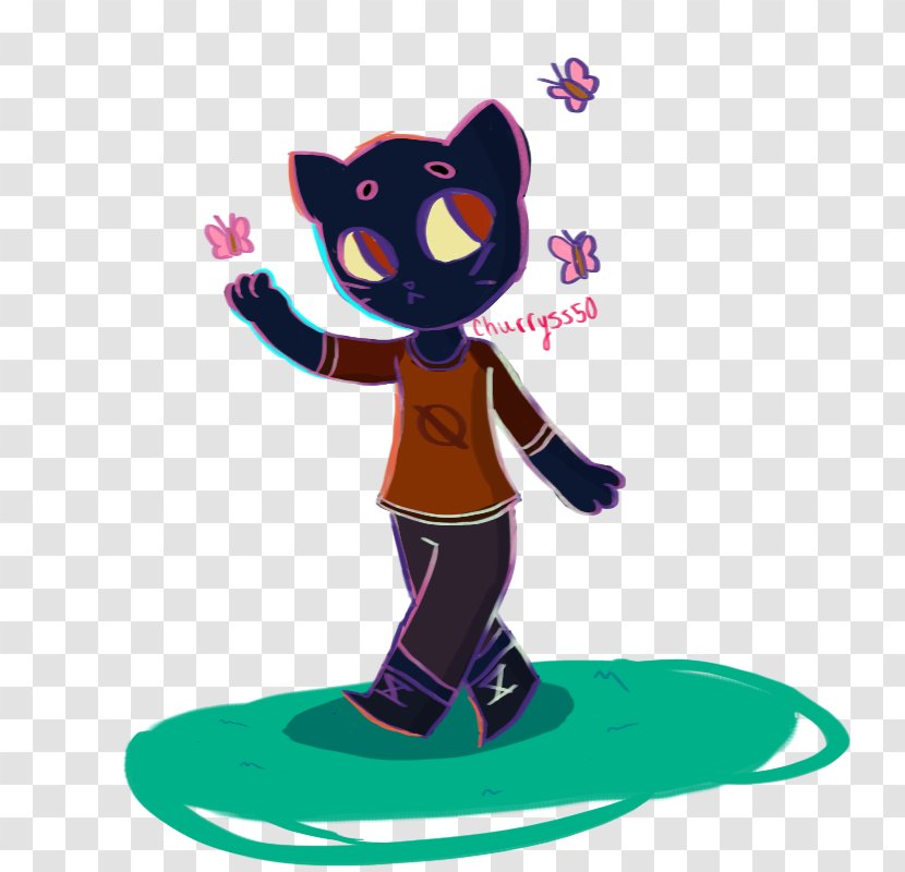 Cat Character Clip Art Transparent PNG