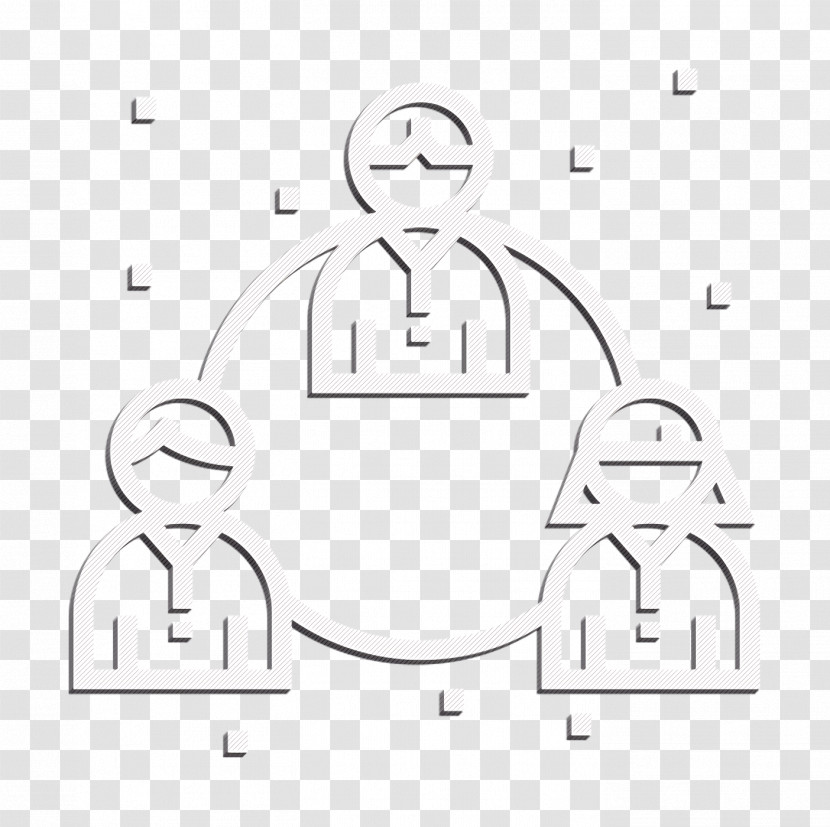 Human Resources Icon Teamwork Icon Transparent PNG