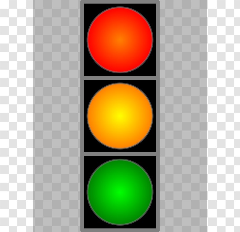 Traffic Light Animation Clip Art - Orange - Stoplight Pictures Transparent PNG