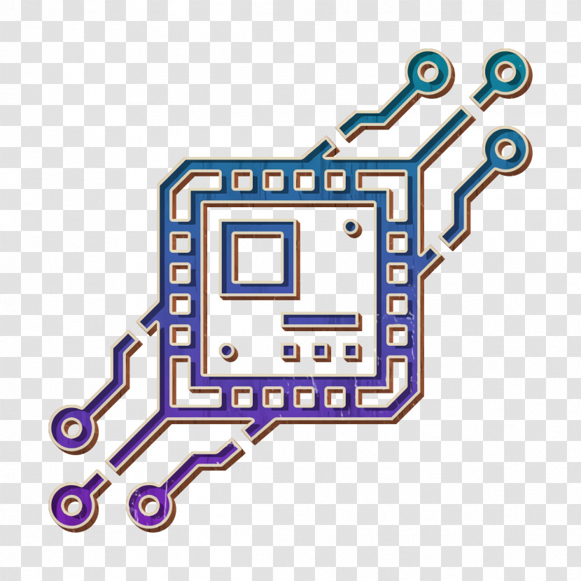 Cpu Icon Chip Icon Artificial Intelligence Icon Transparent PNG
