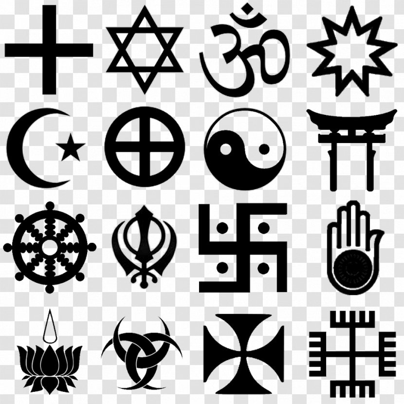 Christianity And Judaism Religious Symbol Religion Symbols Of Islam - Jainism Transparent PNG