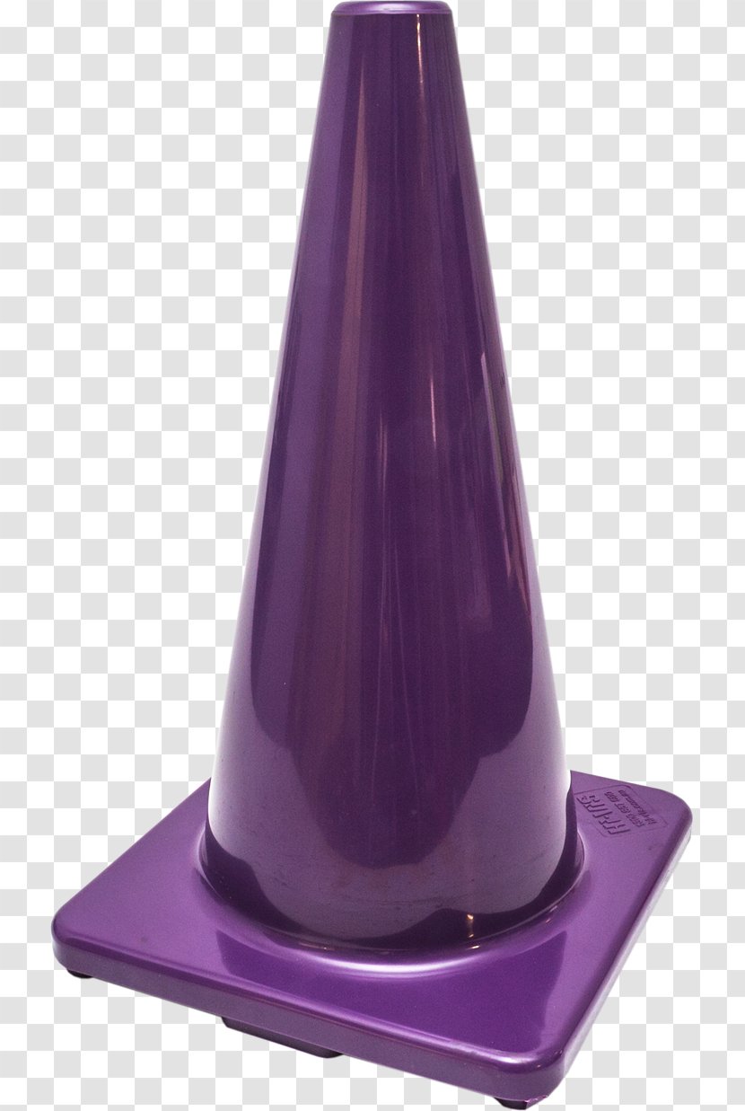 Traffic Cone Color Purple - Printing Chart Transparent PNG